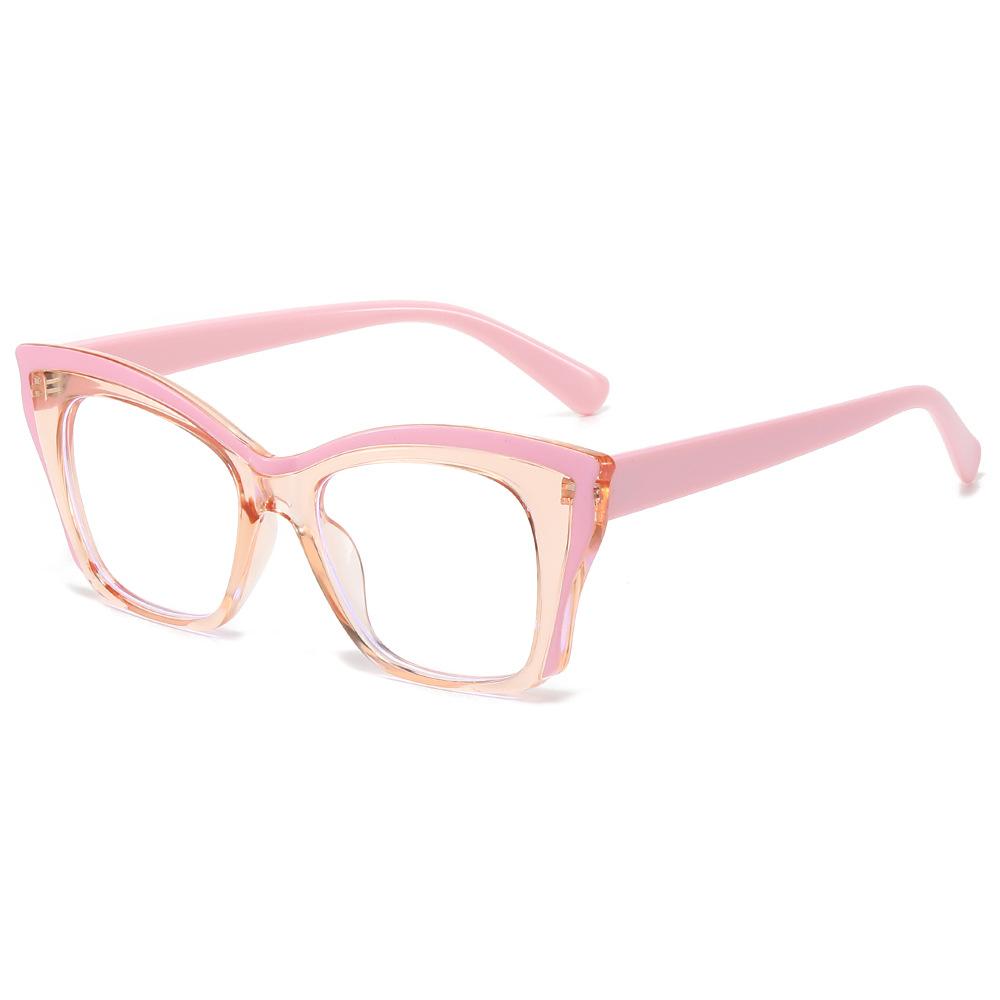 Color Matching Square Anti-Blue Light Flat Mirror Anti-Blue Light Glasses Frame Concave Glasses Frame
