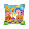 SSimon Cat Square Pillow Cases Cartoon Humorous Cat Cushion Cover Zippered Decorative Throw Pillow Case Cover for Home x