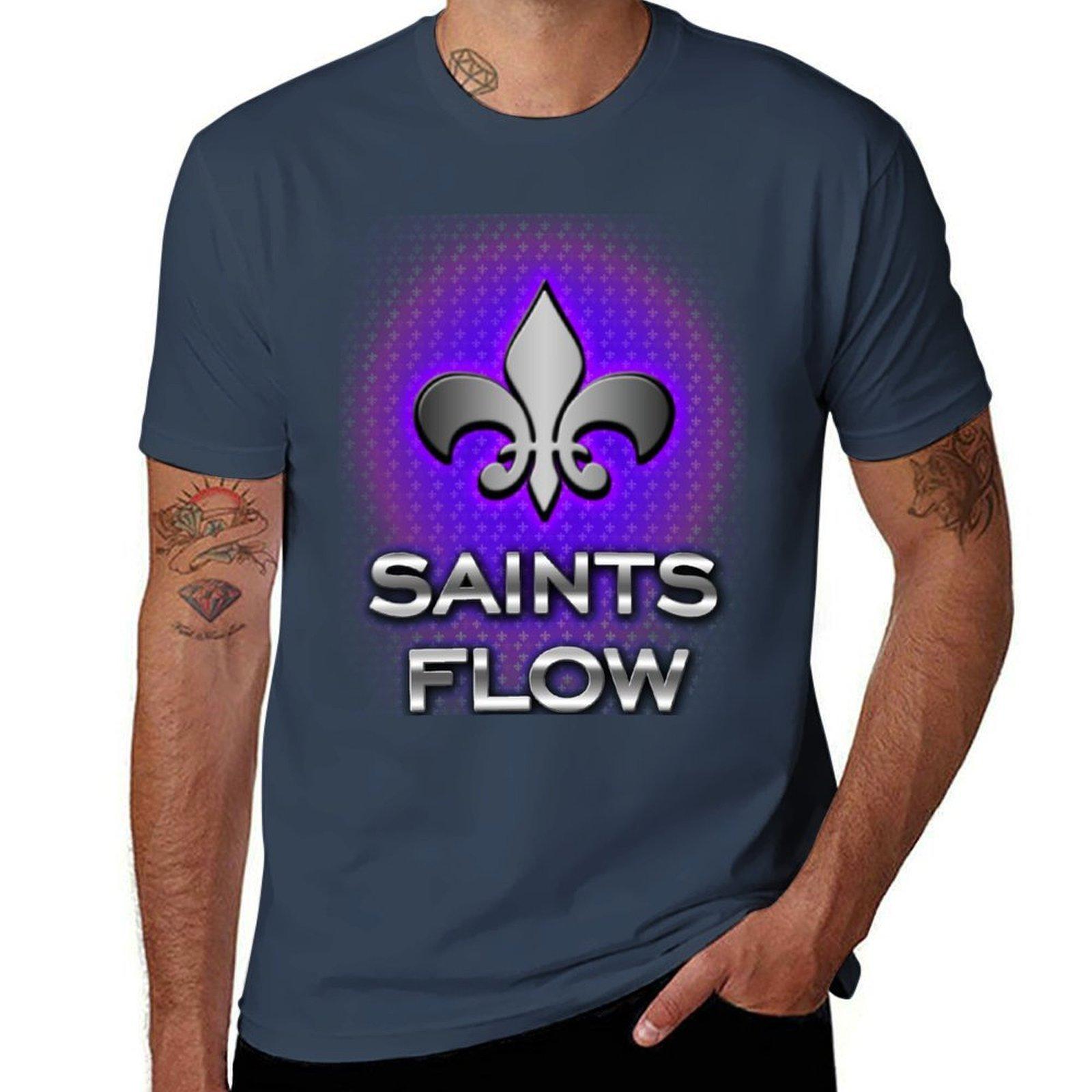 Saints Flow Tshirt Mechanic Work Tee Shirt S