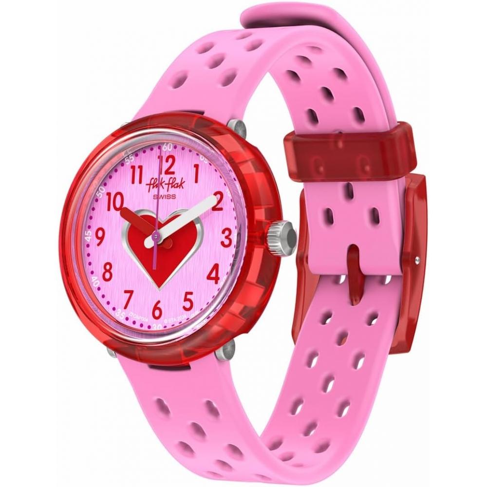 SWatch [flick Flack] Kids Watch Fizz In pInk Fizz In pInk Fcnp004 Girls pInk pInk