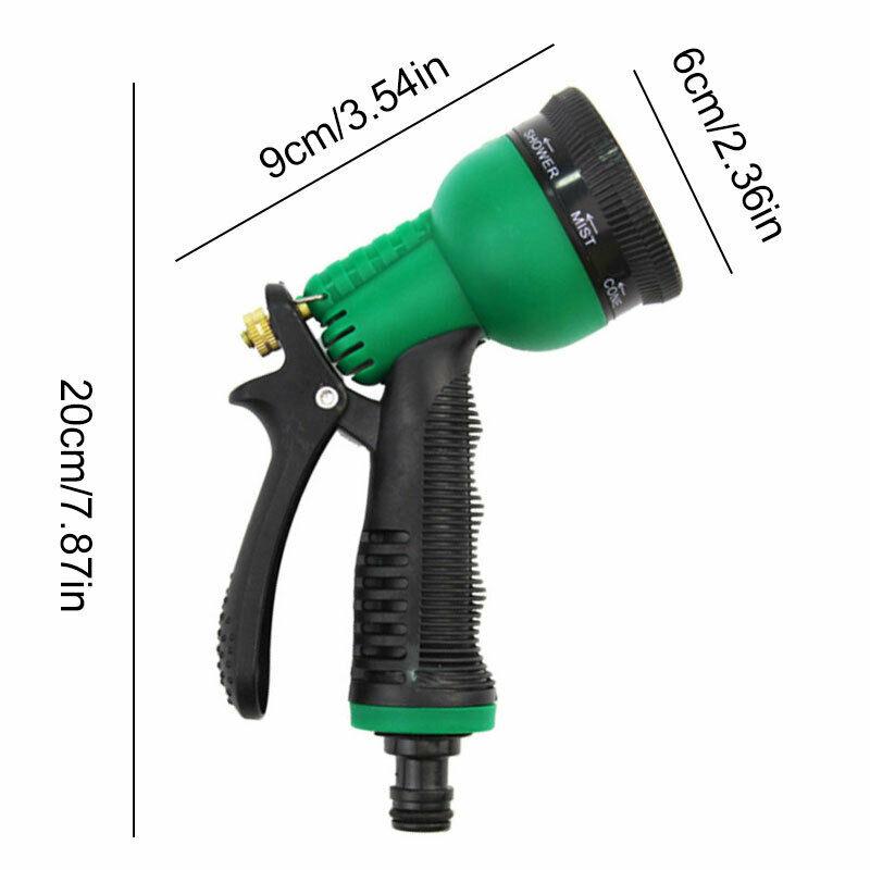 

Adjustable 8 Function Spray Gun Head Water Hose Multi Pattern Garden Wash Car