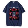 Ateez album 2025 The World tour 100 Cotton In Your Fantasy Fan support Women Tshirt kpop Short sleeve tee Y2K Unisexs tshirts