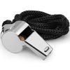 Stainless Steel Sports & Survival Whistle for Outdoor, Basketball, and Football Use