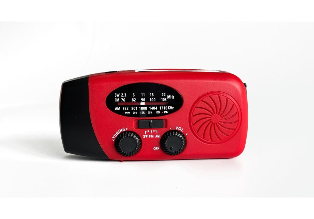 Solar Hand-Crank Emergency Radio: All-Band Satellite Broadcast & Portable Player