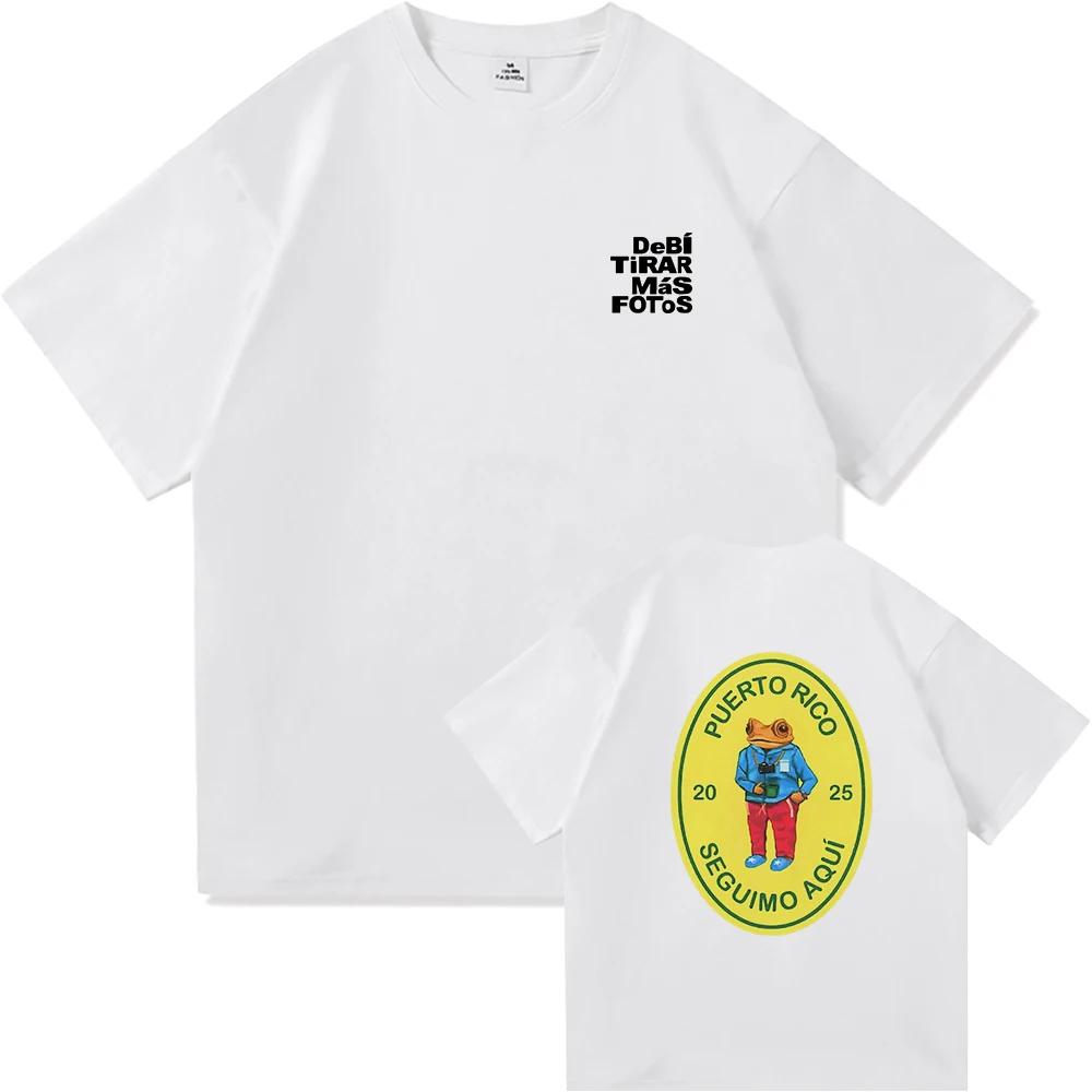 Bad Bunny DTMF World Tour 2025 T-shirt Damkläder Vintage Harajuku Högkvalitativa Kläder T-shirts för Fans Gåva