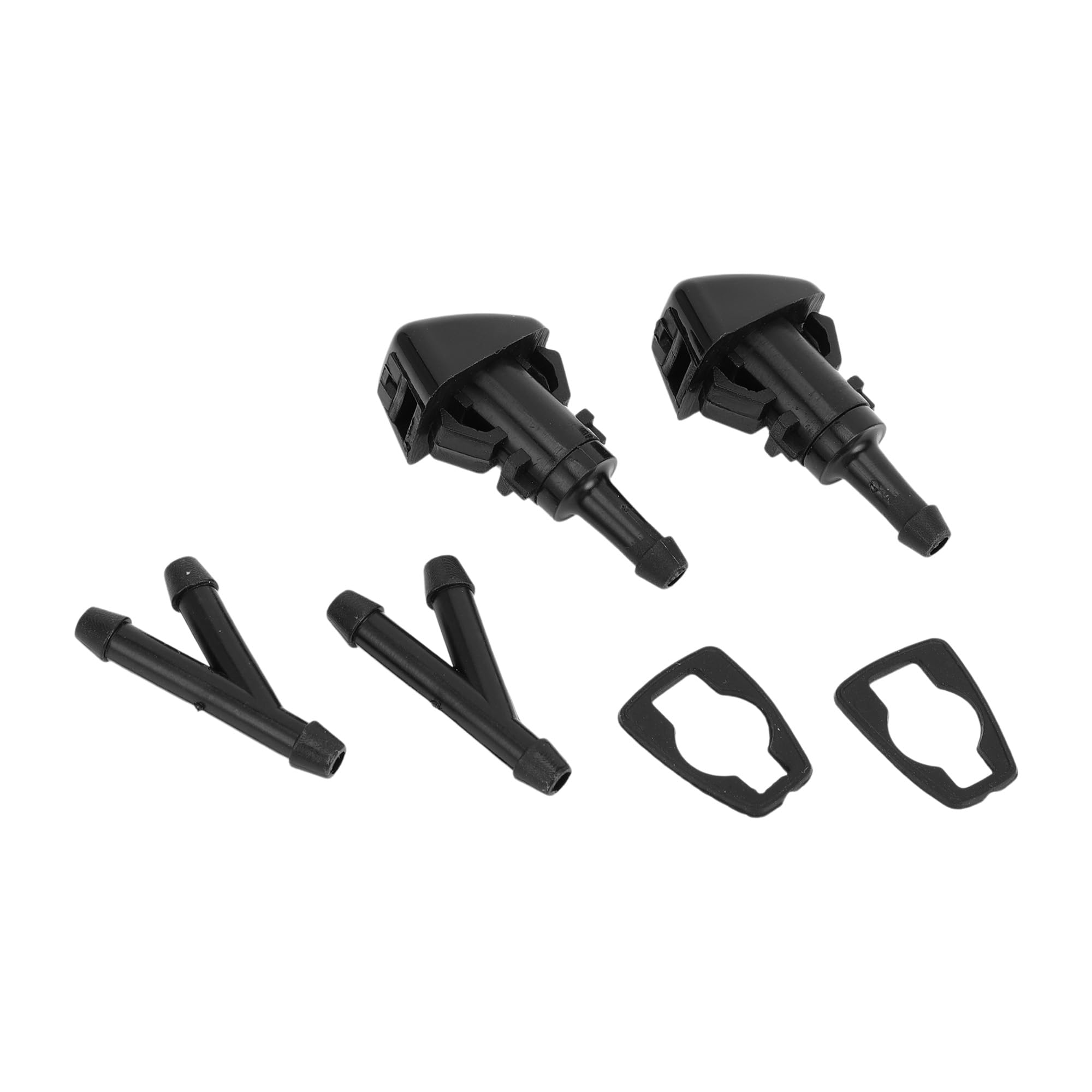 

INFINAUTO Jeep Patriot 2008-2016 Front Windshield Washer Nozzle Hose Connector Gasket No.05303834AB Plastic Black