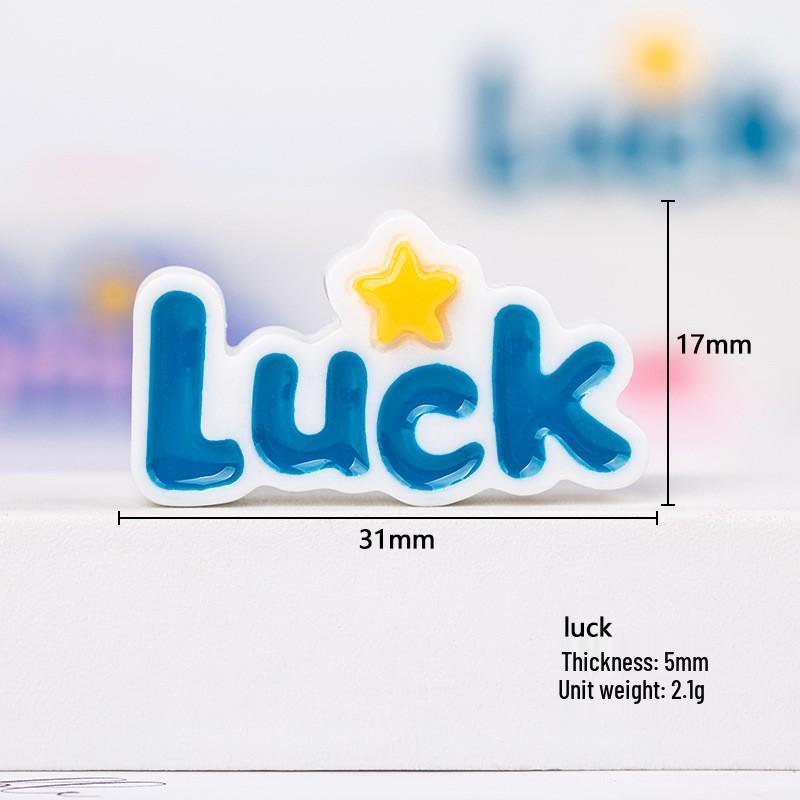 Colorful Epoxy Resin Letter Sign for DIY Projects: Phone Case Decals, Fridge Magnets, Shoe Buckles