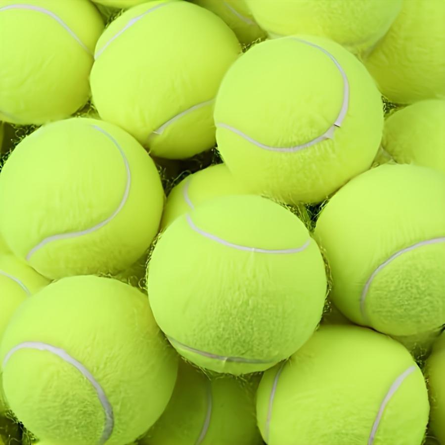 6pcs Small Dog Tennis Play & Training Pet Toys Dog Toy Ball Bite-Resistant Grinding Teeth High Elasticity Unbreakable Pet Ball