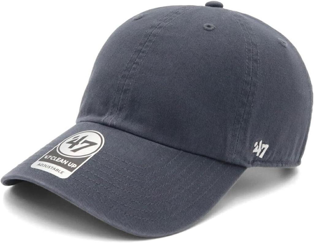 '47 Brand CLEAN UP Blank Cap - Vintage Navy - One Size - Garment Washed Cotton Plain