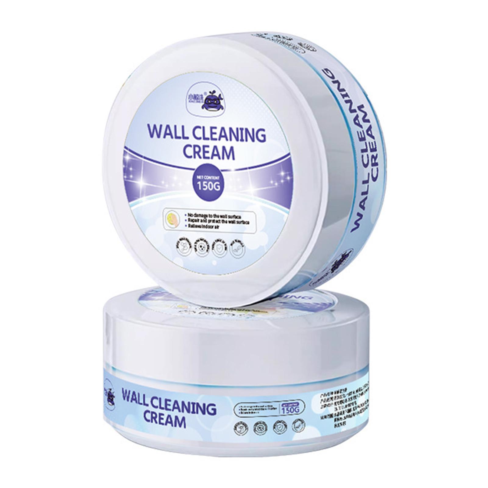 Wall Cleaning Paste Multi-Purpose Wall Cleaning Conditioning Cream Stain Removal Wall Renovation Solid-Paste for Home 2pcs