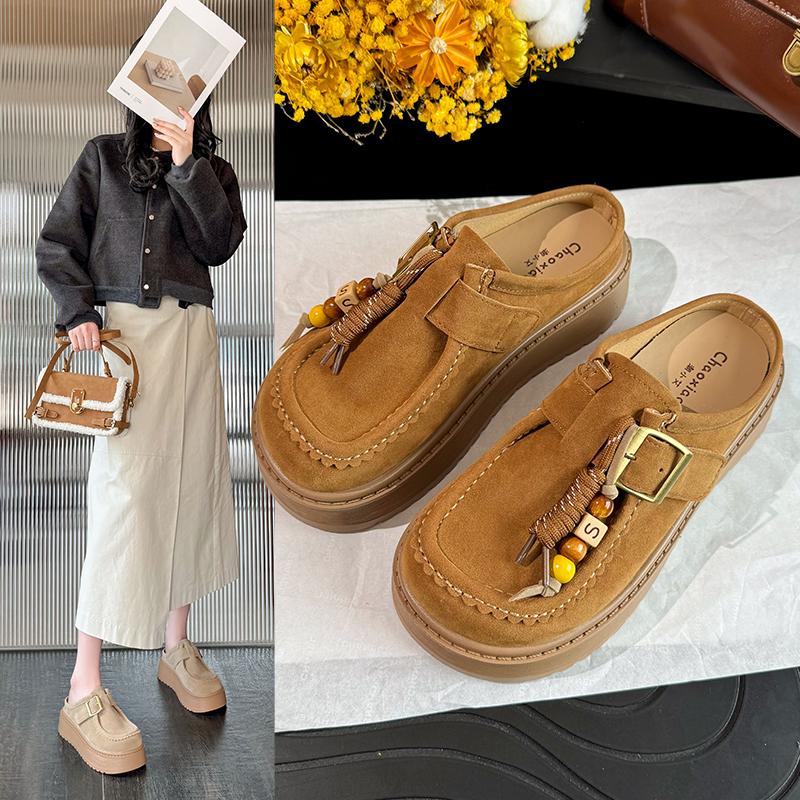 Fashion Girls Flats Spring Fall Shallow Lazy Loafers Shoes for Kids Girl Comfortable Soft Suede Sneaker Casual School Shoes