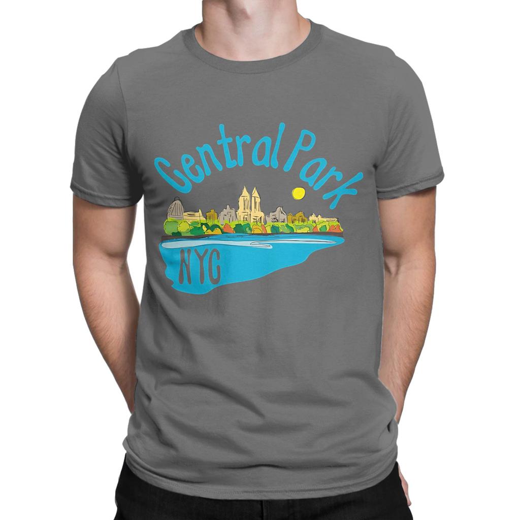 Central Park NYC Novelty 100 Cotton TShirt central park season 3 Tees Tops For Unisex