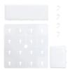 Room Decor Hole Board Wall Shelf Hooks Desk Organizer Make Up Organizers Room Storage Rack Home Accessories Punch-free Holes