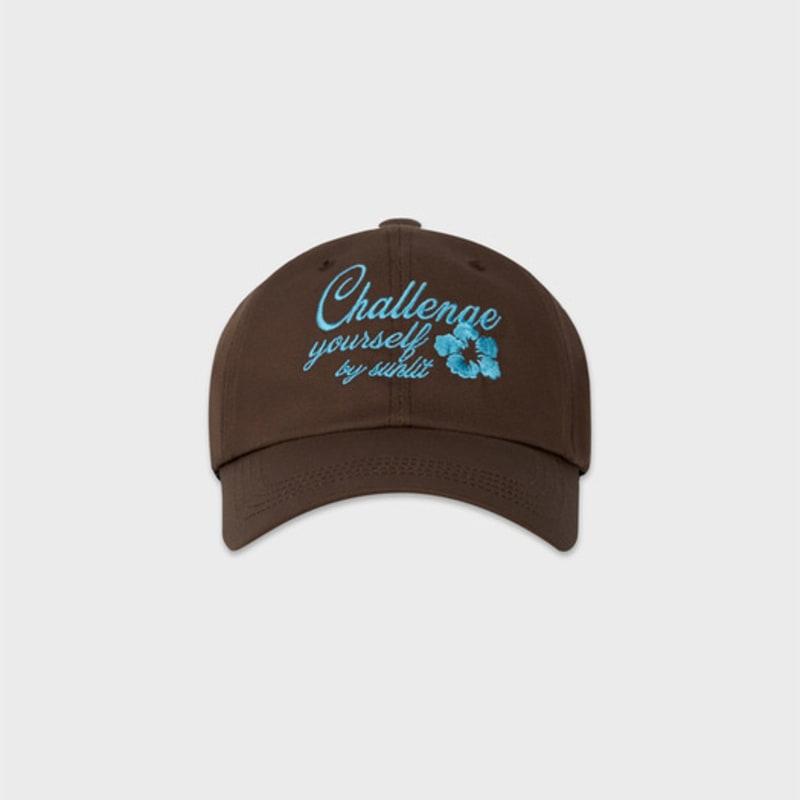 Sunlit CHALLENGE LOGO BALL CAP (BROWN)