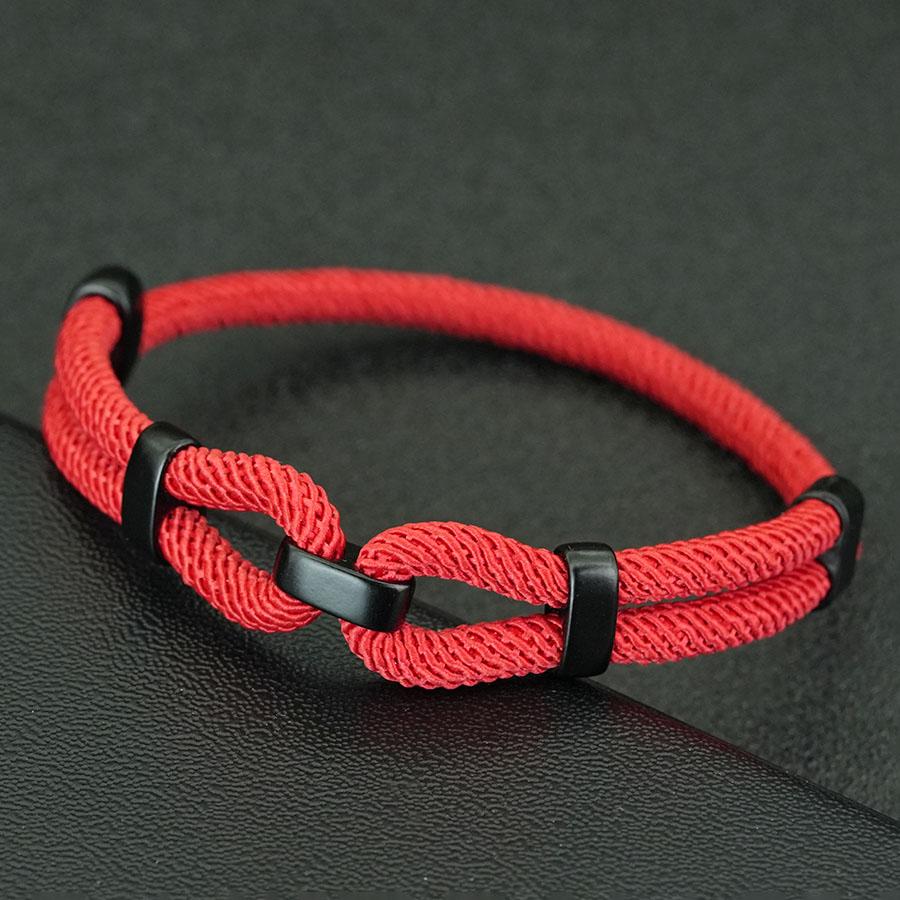 Noter Unique Men Cord Chain Bracelet 6 Colors Available High Quality Eco Friendly Material Durable Nylon String Braclet Handmade
