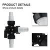 A60Z1.5 Inch 3 Way Clean Connectors Swimming Pool Valve Hose Diverter PVC+ Metal Pipe Replacement Connectionmay