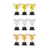 3x Kids Mini Trophies Mini Award Trophy Cups, Decorative Ornaments for Sports Tournament