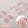 3D Waterproof Semi Cured UV Gel Toe Stickers for Nail Art-Luxurious Style Easy Apply