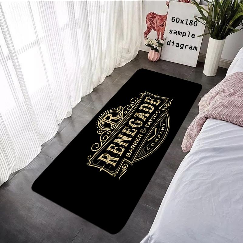 Doormats Rugs Foot Carpets Barber Shop Entrance Doormat Bathroom Rug Floor Mats Carpet Anti Slip Mat Home Kitchen Hallway Decor