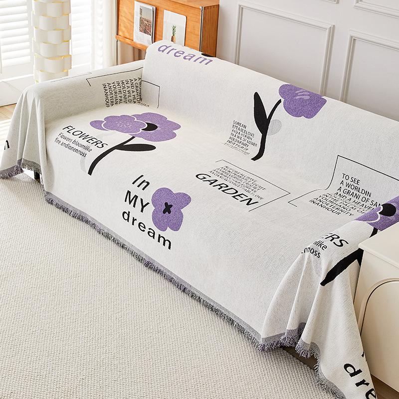 

Современный простой Four Seasons универсальный диванный полотенце шенилловый чехол для дивана ткань все включено универсальная нескользящая подушка 180*130