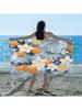 Fruit Orange Florals Large Beach Towel Microfiber Beach Towels for Adults Quick Pool Towel Travel Compact Bath Towel Sandproof