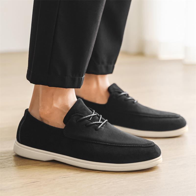 New Arrival Oxford Casual Shoes Handmade PU Leather Men Dress Shoes Comfortable Male Walking Footwear Lace-Up Handmade Flats