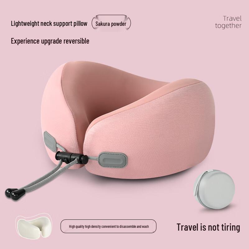 SPACEXPERT Ice Silk U-Shaped Travel Pillow
