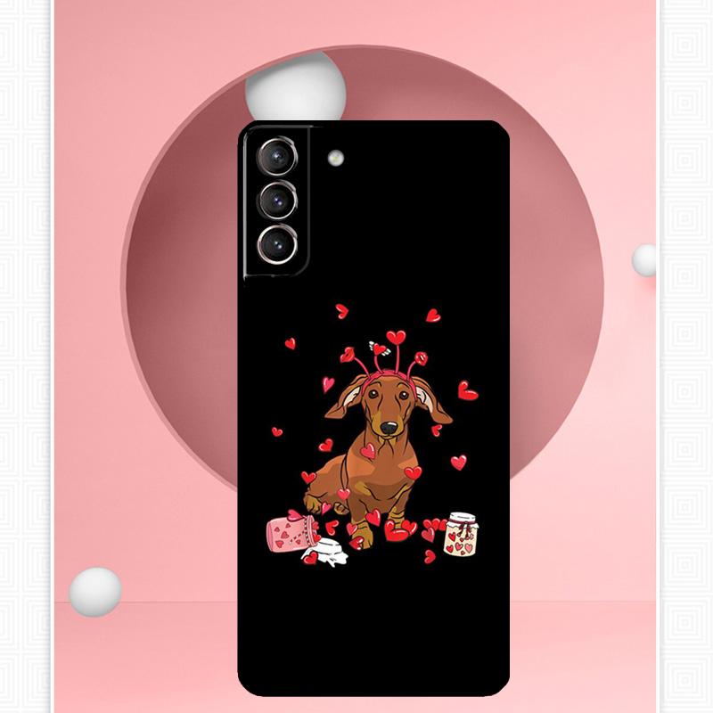 Dachshund Doberman Dog Case For Samsung Galaxy S22 S23 S24 Ultra Note 20 10 S8 S9 S10 Plus S21 S20 FE Soft Cover