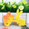 Rabbit And Eggs Ornaments Mould Sturdy Silicone Rabbit Eggs Decoration Mold For Repeated Use In Ornament Crafts