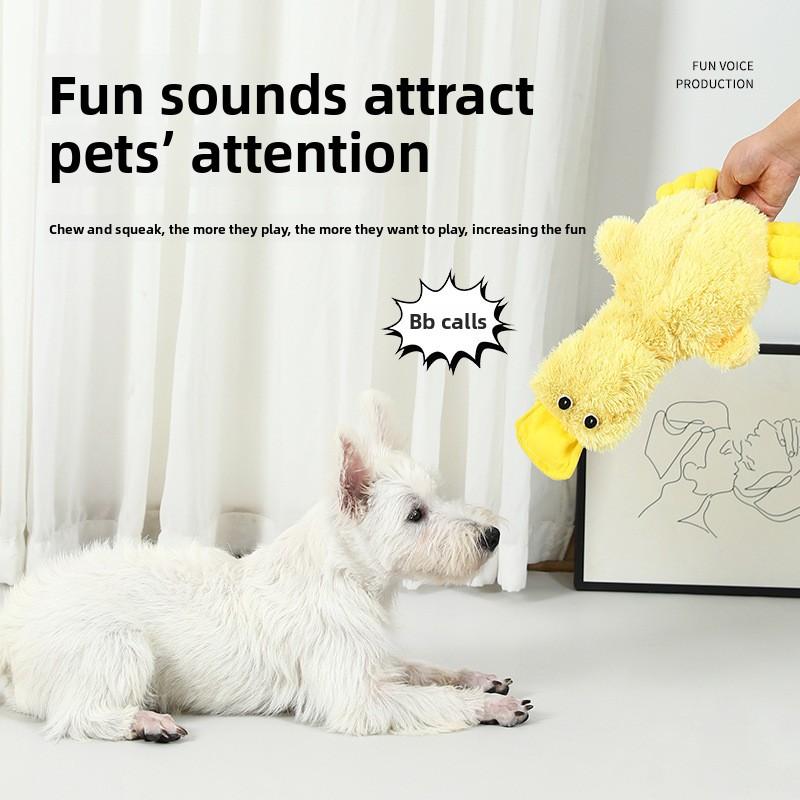 Dog Toys for Teasing Dogs, Resistant To Biting and Making Sounds, Pet Stuffed Plush Pet Ducks, Plush Duck, A Great Way To Relieve Boredom