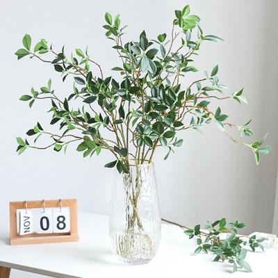 1 PCS Reusable Artificial Plants Ornaments Luxury Creative Fake Ficus Tree Branch Simple Simulate Long Branch