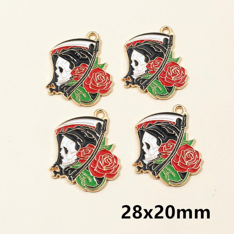 10pcs Cute Enamel Rainbow Charms Pendant Alloy Metal DIY Jewelry Making Accessories Findings for Necklace Earrings Bracelets