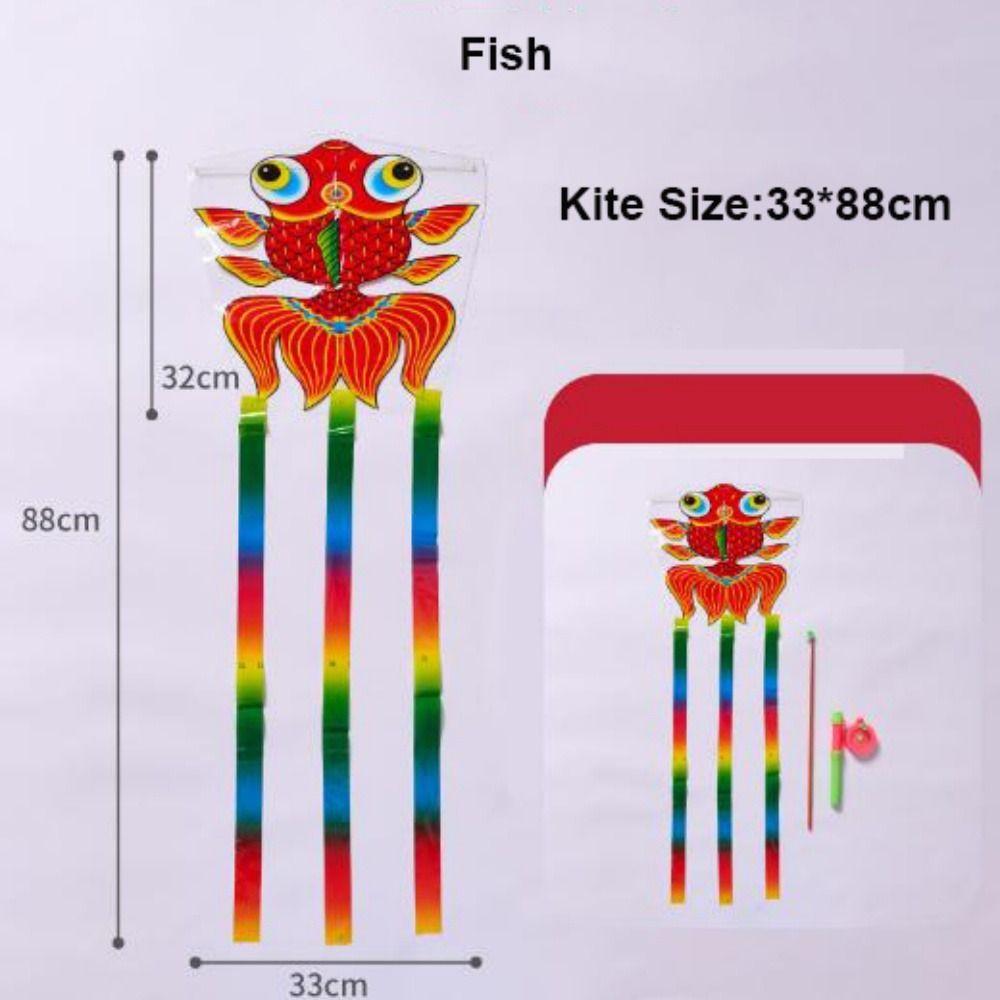 Zmeu Vultur din Plastic Desen Animat 33*88cm Zmei Pasăre Zburătoare Zmei Vultur Mari Noi Cadou pentru Copii