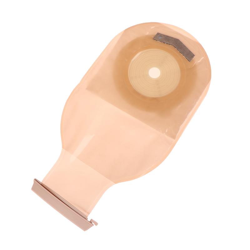 1/10Pcs Colostomy Bags Hole One-Piece Drainable Ostomy Bags Stoma Care Pouch With Clips Closure Colostomy Bag Prevent Leakage