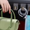 1pc Car Storage Hooks - Glove Box Hook Car Front Seat Storage - Metal Hook Rollover Fur Inside Car Interior Accessory Organizer
