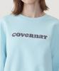 COVERNAT WOMAN Cooper Logo Sweatshirt Sky Blue