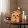House Shaped Jewelry Box Decorative with Drawers MultiCompartment for Women, Girls,