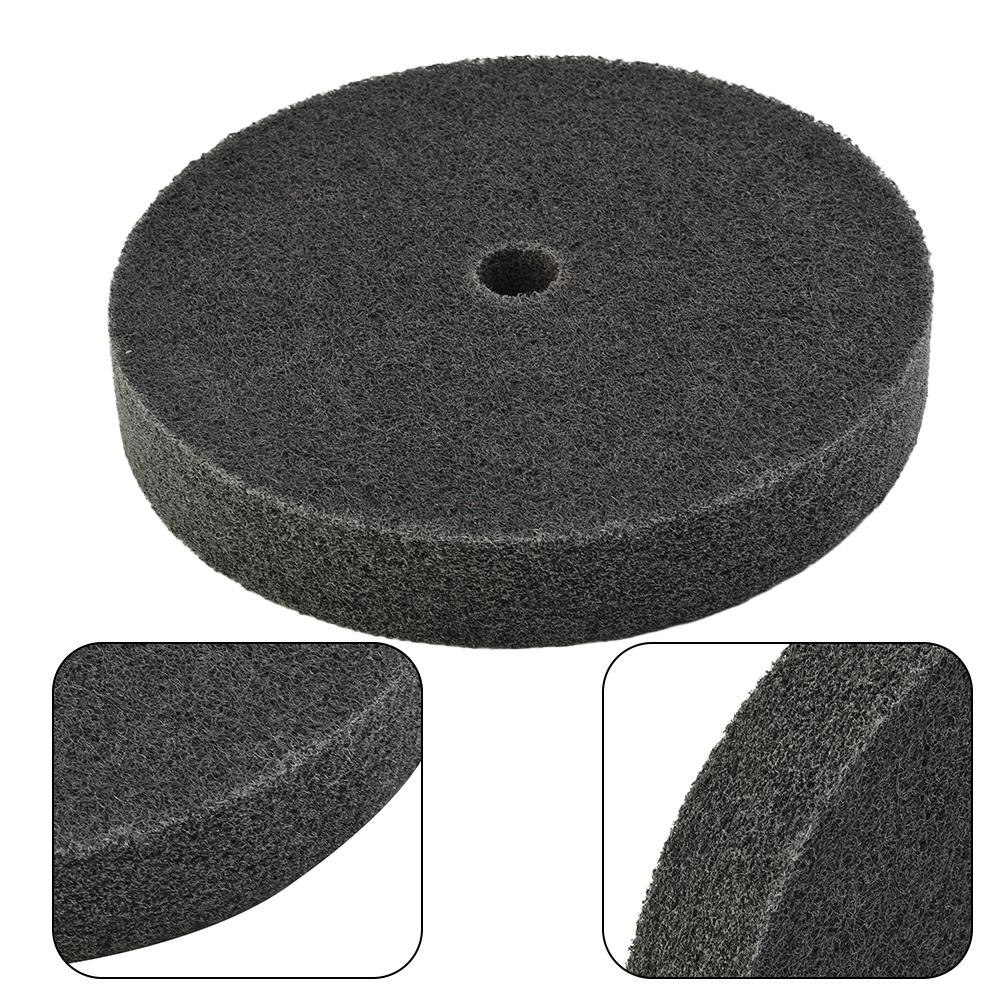 Wheel Polishing pad For jewelry Grinding Metal fabrication 25mm thickness Replacement Parts 6 inch 180 grit Fiber