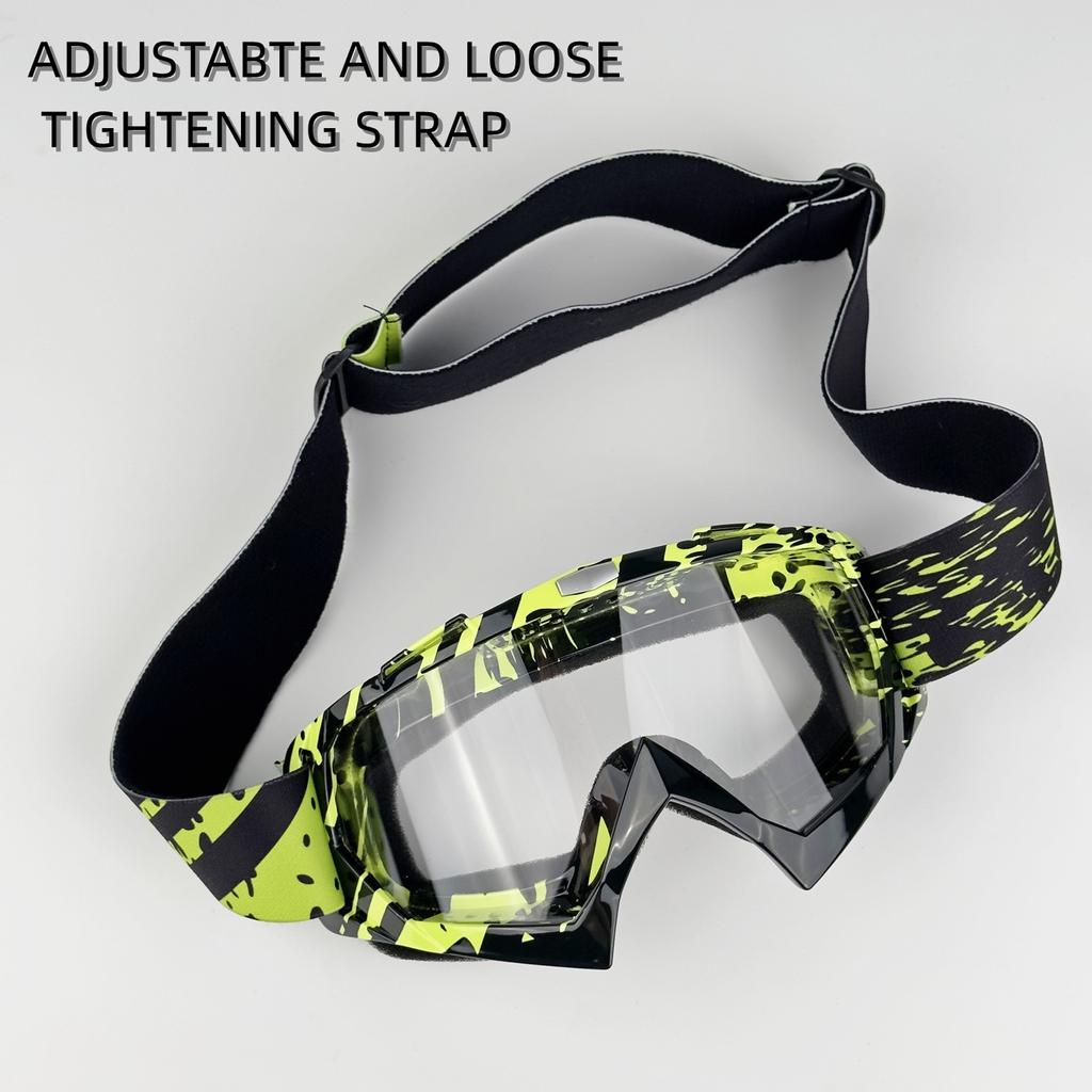Newest Motorcycle Goggles For Men Motocross Sunglasses Safety Protective MX Night Vision Helmet Goggles Vintage Driving Glasses