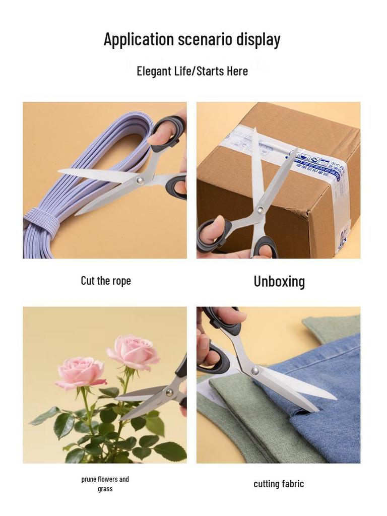 Tailor Scissors: Fabric Cutting, Thread Trimming, Marking Chalk, Bamboo Ruler Sewing Kit