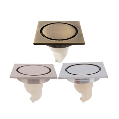 Novo ralo de chuveiro de latão, pia, banheira, ralo, banheiro, vaso sanitário, cozinha, varanda, ralo de piso universal