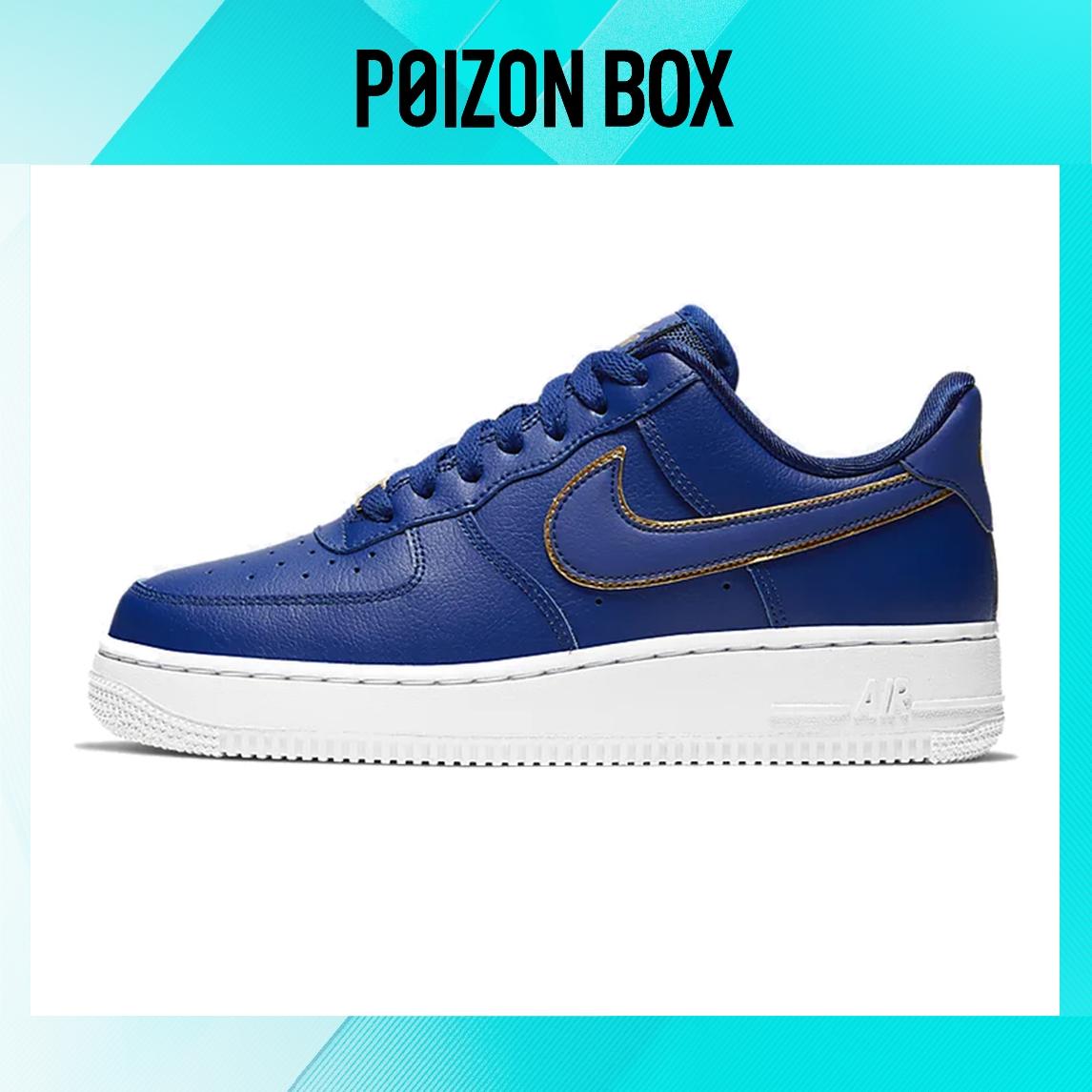 

кроссовки Nike Wmns Air Force 1 Low Blue Gold Swoosh AO2132-401