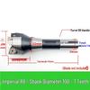 MFWN90 High-Speed Hexagonal Heavy Cutting Milling Cutter with Double-Sided Insert, Morse Taper 4 Turret R8