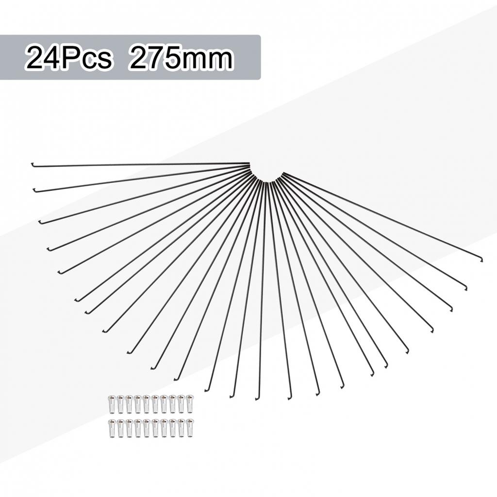 Er Er NIPPLES MTB Bike NIPPLES Steel SPOKES Bike Spokes Black