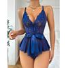 Sexy Lingerie For Women Transparent Porno Teddy Costumes Babydoll Lace Dress Plus Size Underwear Open Bra Sleepwear Lingerie