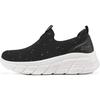 Bobs B Flex Hi Bequem Einfach Langlebig Niedrig geschnitten Freizeit schuhe Damen sneaker Schwarz 117388-BLK