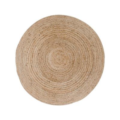 Tapete Broom, Ø120 cm, juta tingida naturalmente.