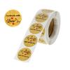 Handmade Sealing Stickers 500pcs/roll Kraft Paper Cookie Biscuit Decoration