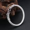 Vintage Nordic Vikings Dragon Bracelets 316L Stainless Steel Open Cuff Bangle Men Fashion Jewelry