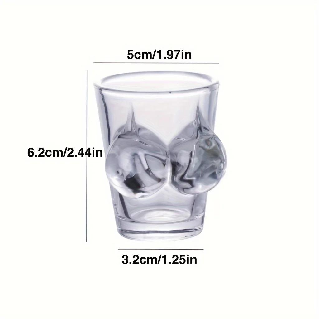 Sexig Dam Män Kroppsform Bröst Ölglas För Vodka Whiskey Öl Skönhet Dricksglas Vinglas Kopp Sommar Dryckesvaror